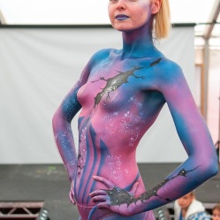 Body painting design- Artiste Ayesha Weekes